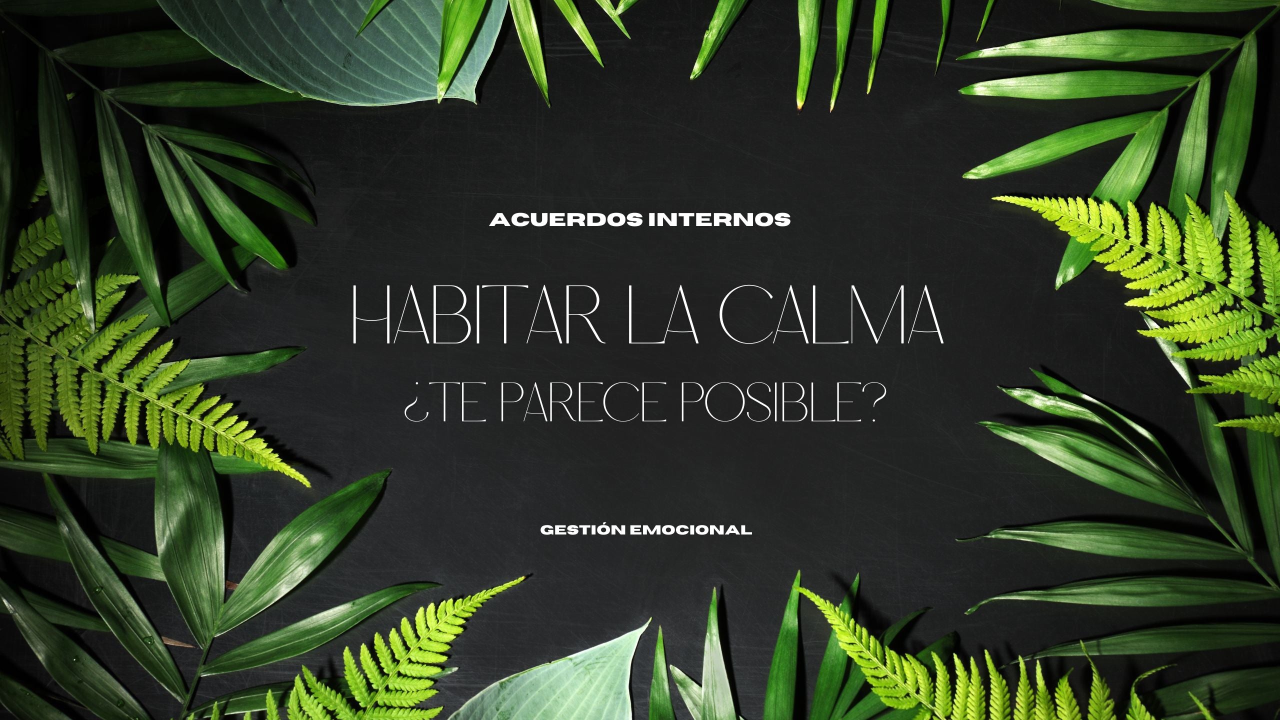 Módulo 5: ARMONÍA EMOCIONAL Y MENTAL